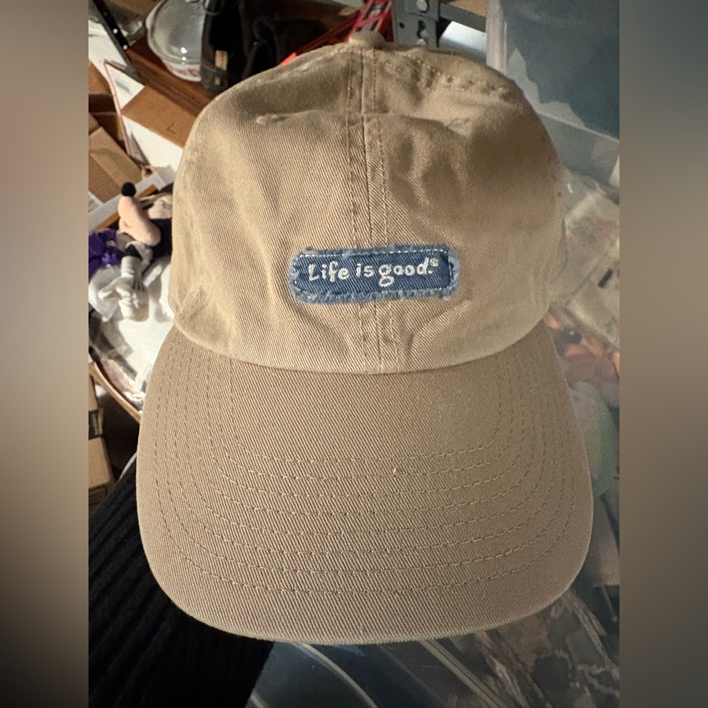 Life Is Good Khaki Cap NWT